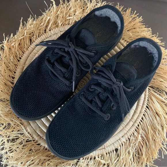 ALLBIRDS Men’s Tree Runners Black Sneakers Size 10 - Picture 2 of 14